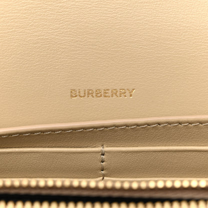 Burberry Grainy Calfskin Vintage Check Hampshire Crossbody Beige 6 of 13