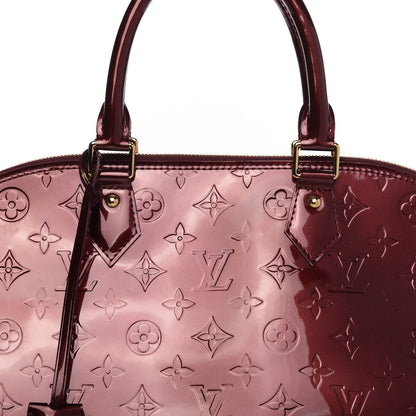 Louis Vuitton Vernis Alma GM Rouge Fauviste 9 of 9