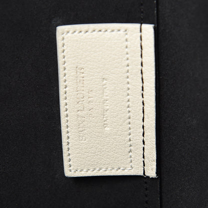 Saint Laurent Calfskin Large Shopping Tote Porcellana 8 of 14