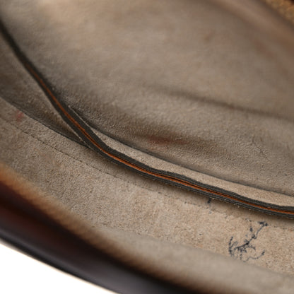 Chloe Shiny Goatskin Smooth Calfskin Suede Small Pixie Bag Saffron Red 11 of 20