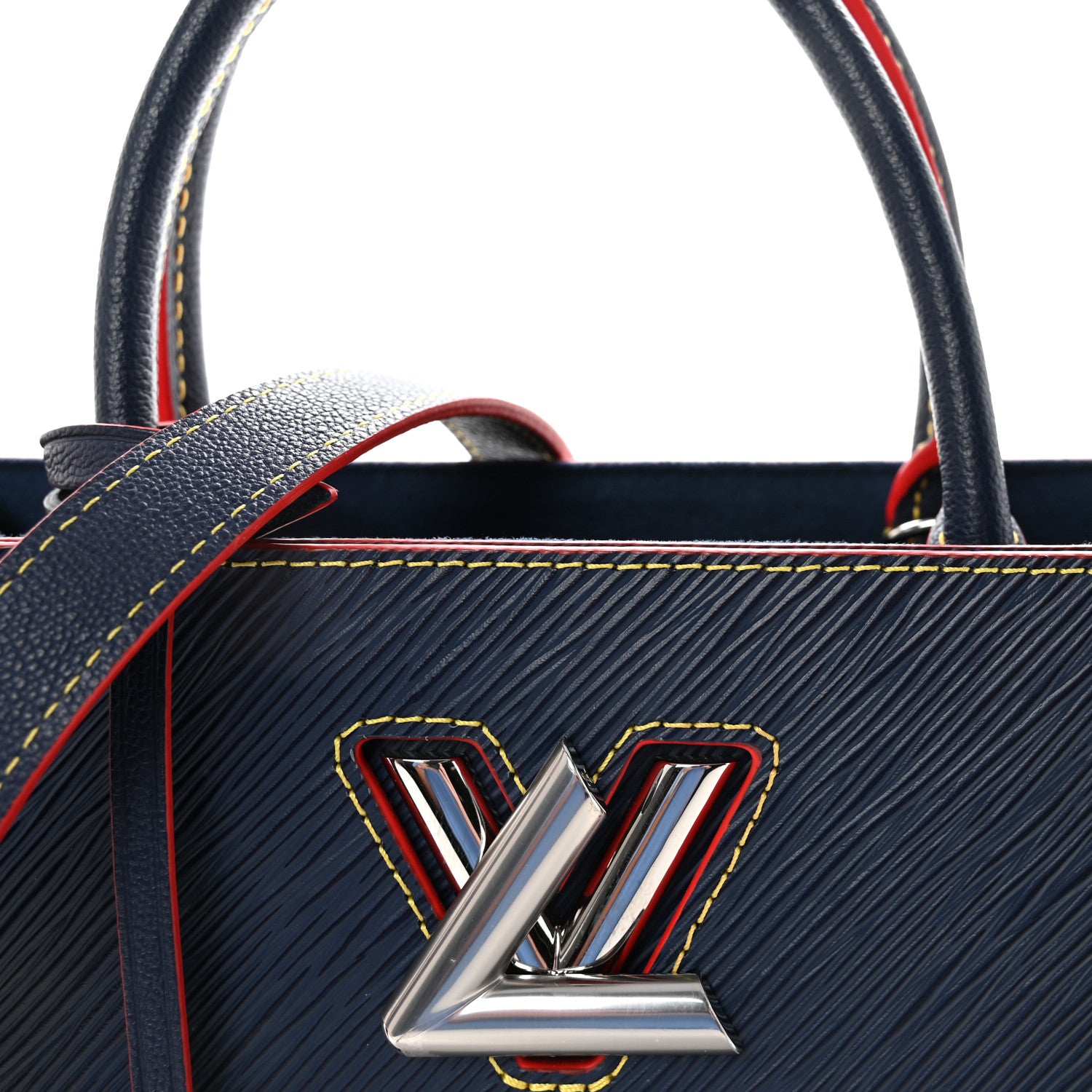 Louis Vuitton Epi Twist Tote Indigo 7 of 9