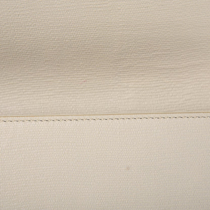 Saint Laurent Textured Calfskin Classic Y Clutch Light Beige 8 of 10