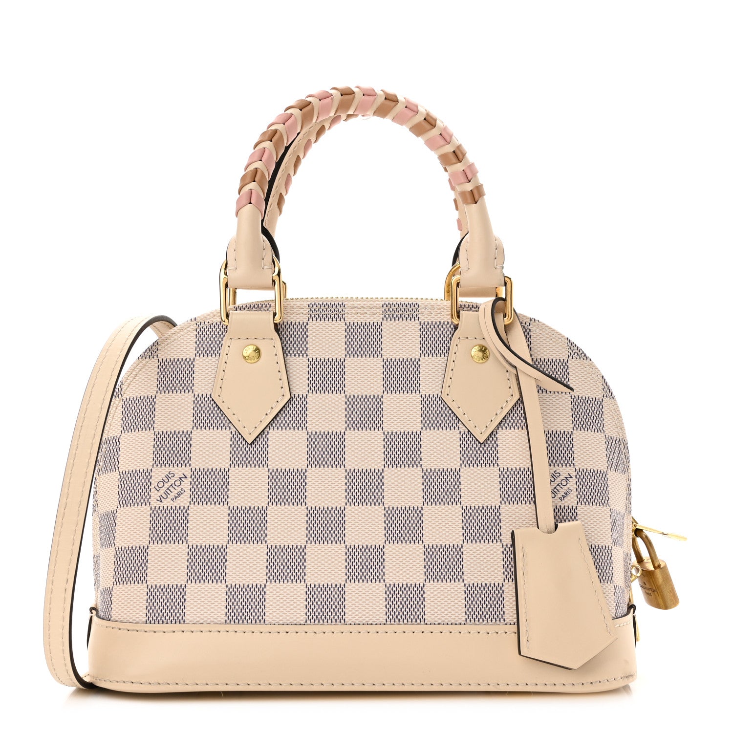 Louis Vuitton Damier Azur Braided Alma BB 1 of 11
