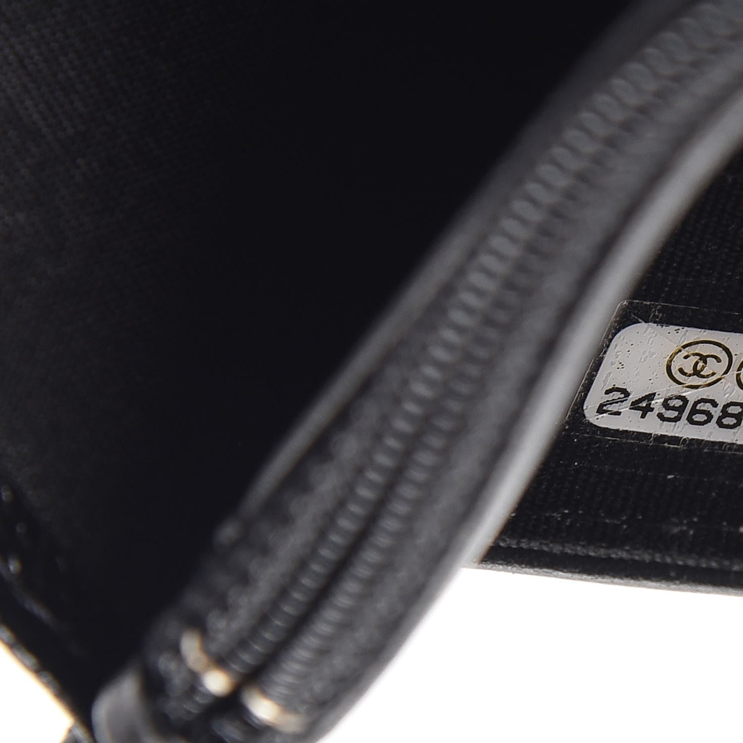 Chanel Caviar Chevron Quilted Boy Wallet On Chain WOC Black 8 of 9