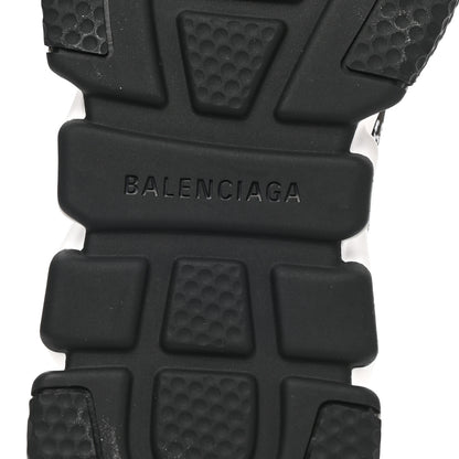 Balenciaga Neoprene Knit Bonjour Paris Womens Speed Sneakers 36 Black White Red 6 of 8