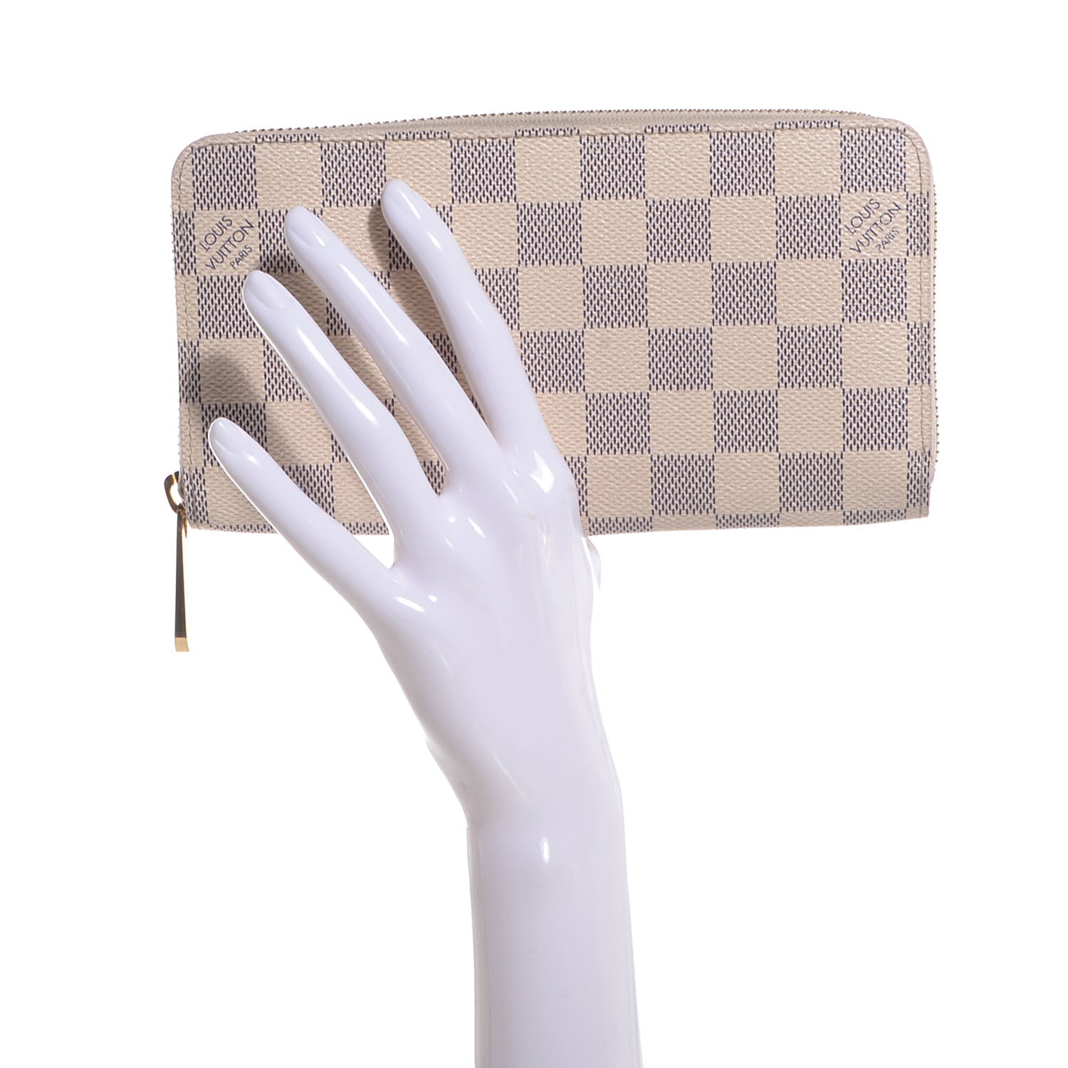 Louis Vuitton Damier Azur Zippy Wallet 2 of 8