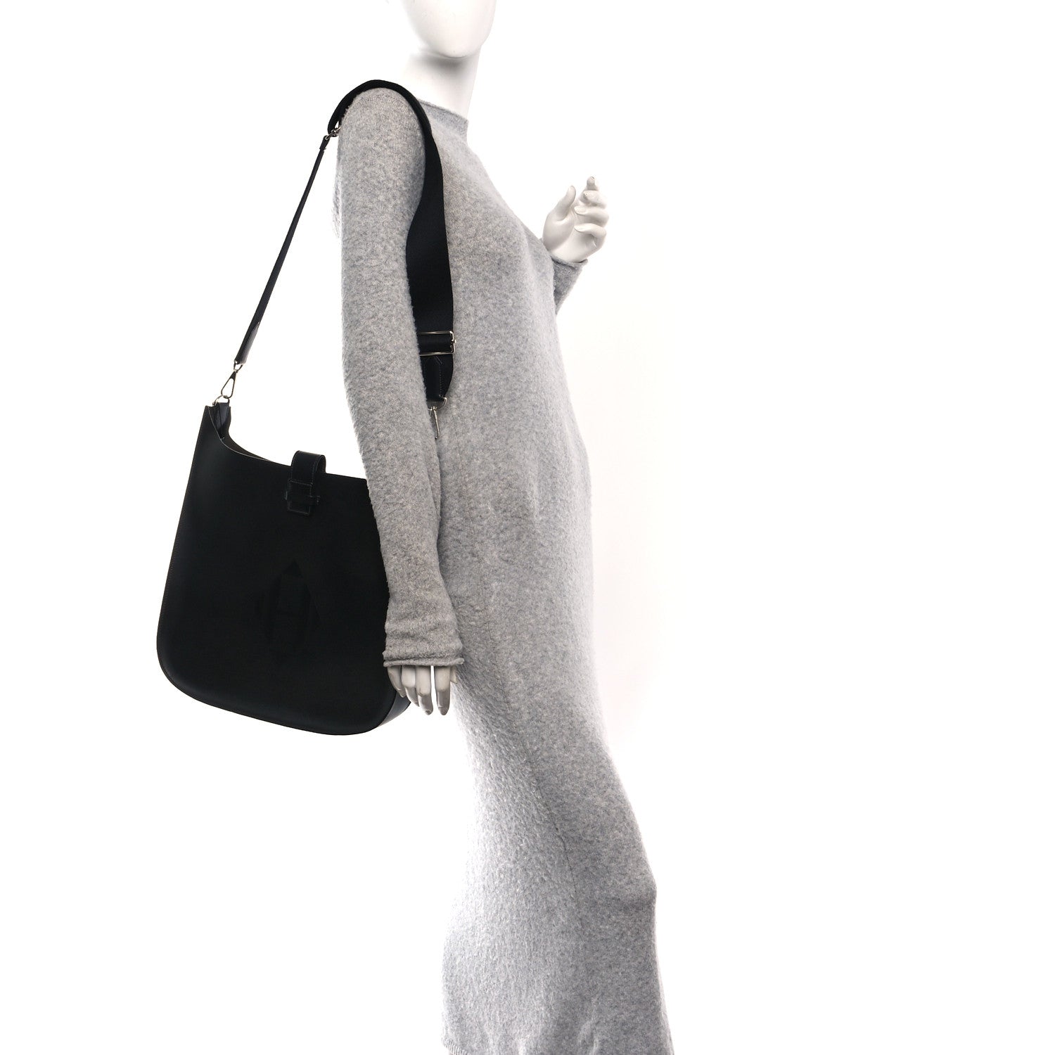 Hermes Vache Hunter Evelyne Sellier 33 Black 2 of 10