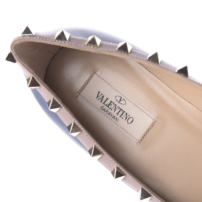Valentino Garavani Nappa Rockstud Ballerina Flats 39 Light Ocean Poudre 9 of 10