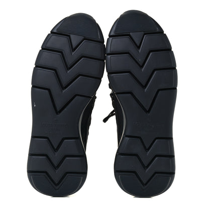 Louis Vuitton Neoprene Mesh Rubber Fastlane Low Sneakers 5 Black 7 of 10