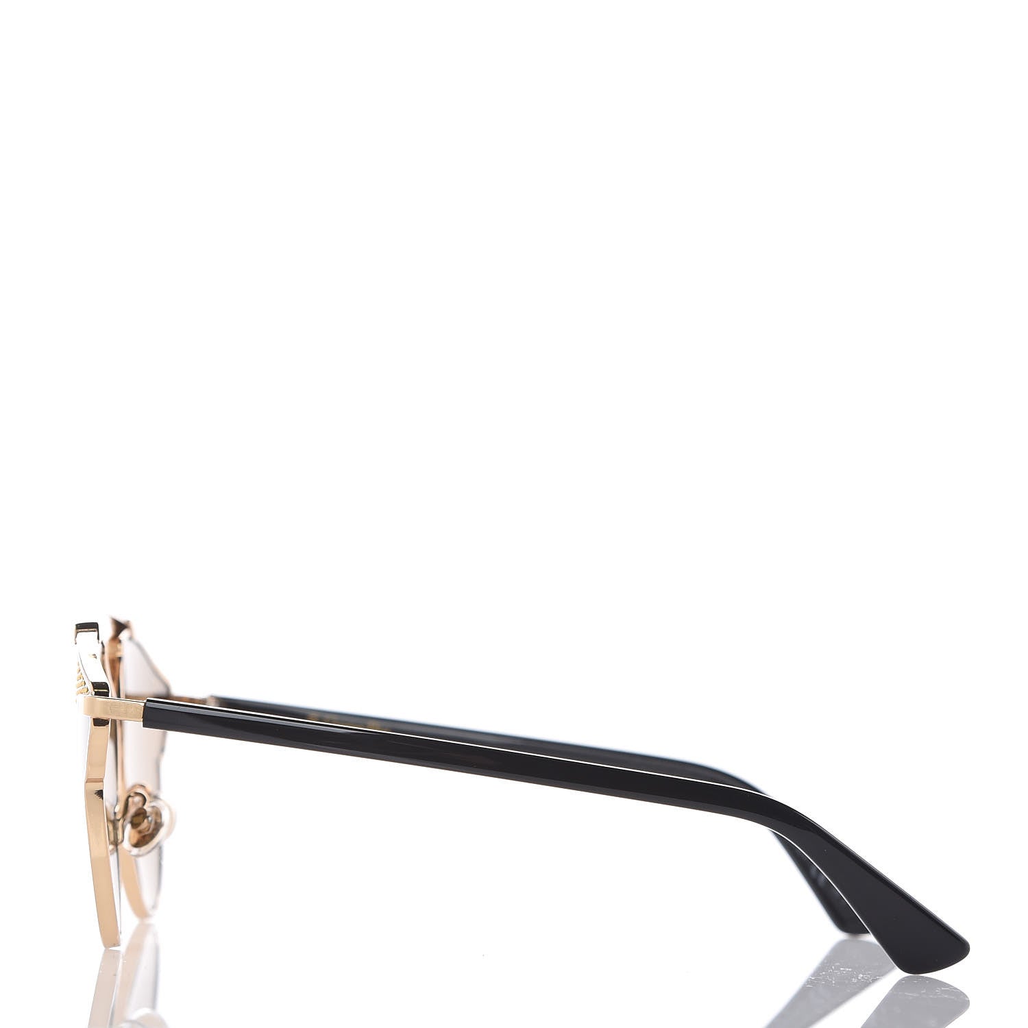 Christian Dior Studded So Real Sunglasses Gold 2 of 9