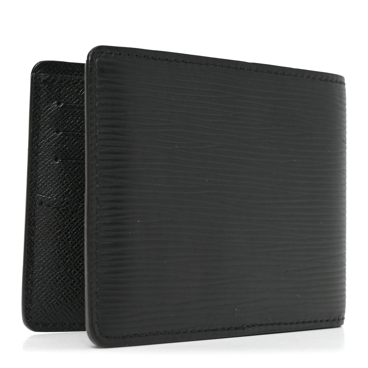 Louis Vuitton Epi Slender Wallet Black 3 of 7