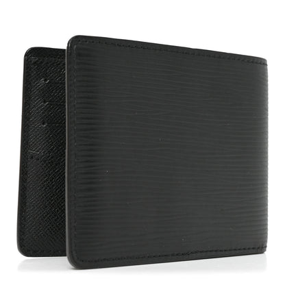 Louis Vuitton Epi Slender Wallet Black 3 of 7