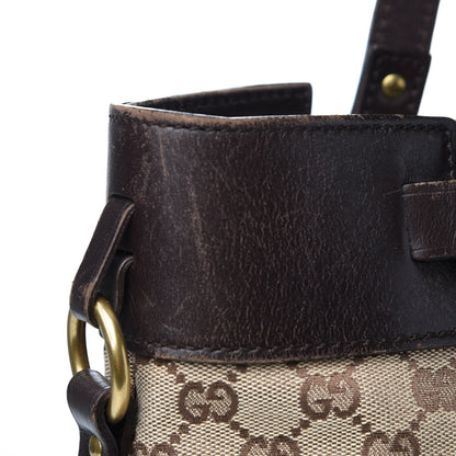 Gucci Monogram Tote Brown 19 of 50