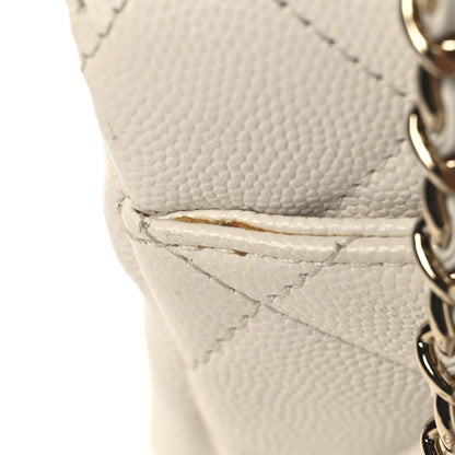 Chanel Caviar Quilted Small Business Affinity Flap White 13 of 14