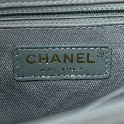 Chanel Caviar Quilted Small Business Affinity Flap Blue 5 of 10