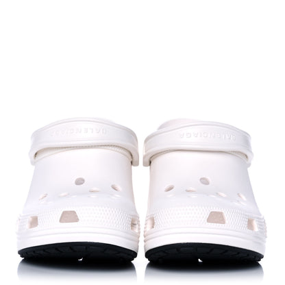 Balenciaga X CROCS Rubber Womens Madame 80 Sandals 39 White 2 of 9