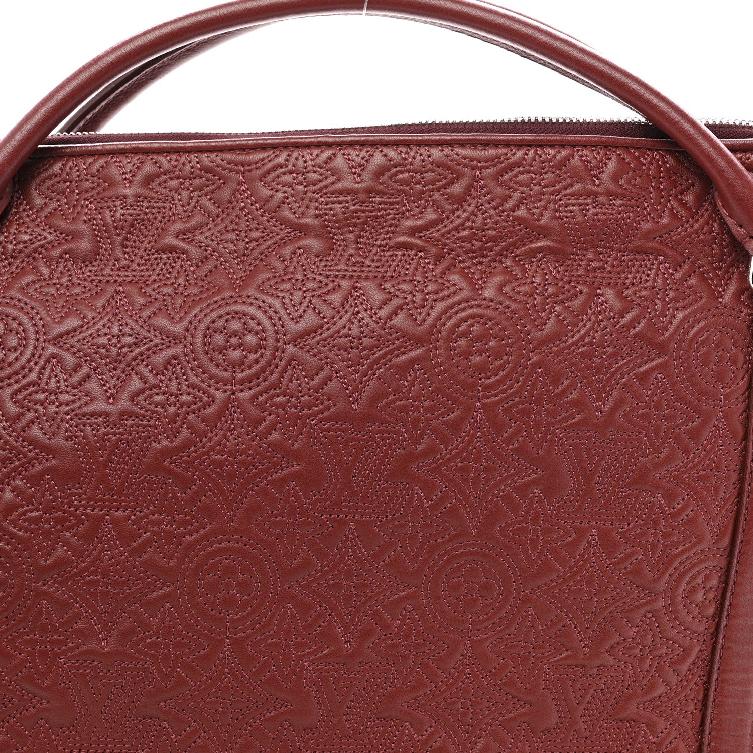 Louis Vuitton Monogram Lambskin Antheia Ixia MM Fuchsia 8 of 13