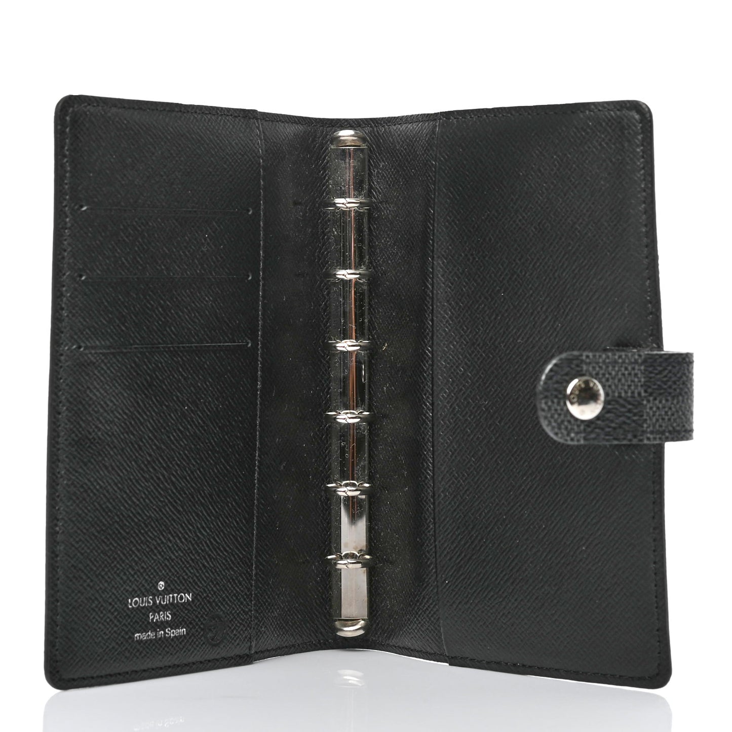 Damier Graphite Illustre Small Ring Agenda Cover
