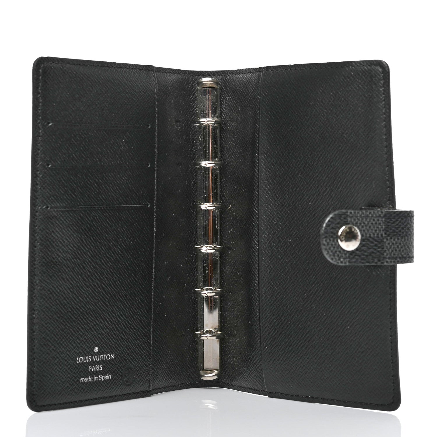 Louis Vuitton Damier Graphite Illustre Small Ring Agenda Cover 5 of 7