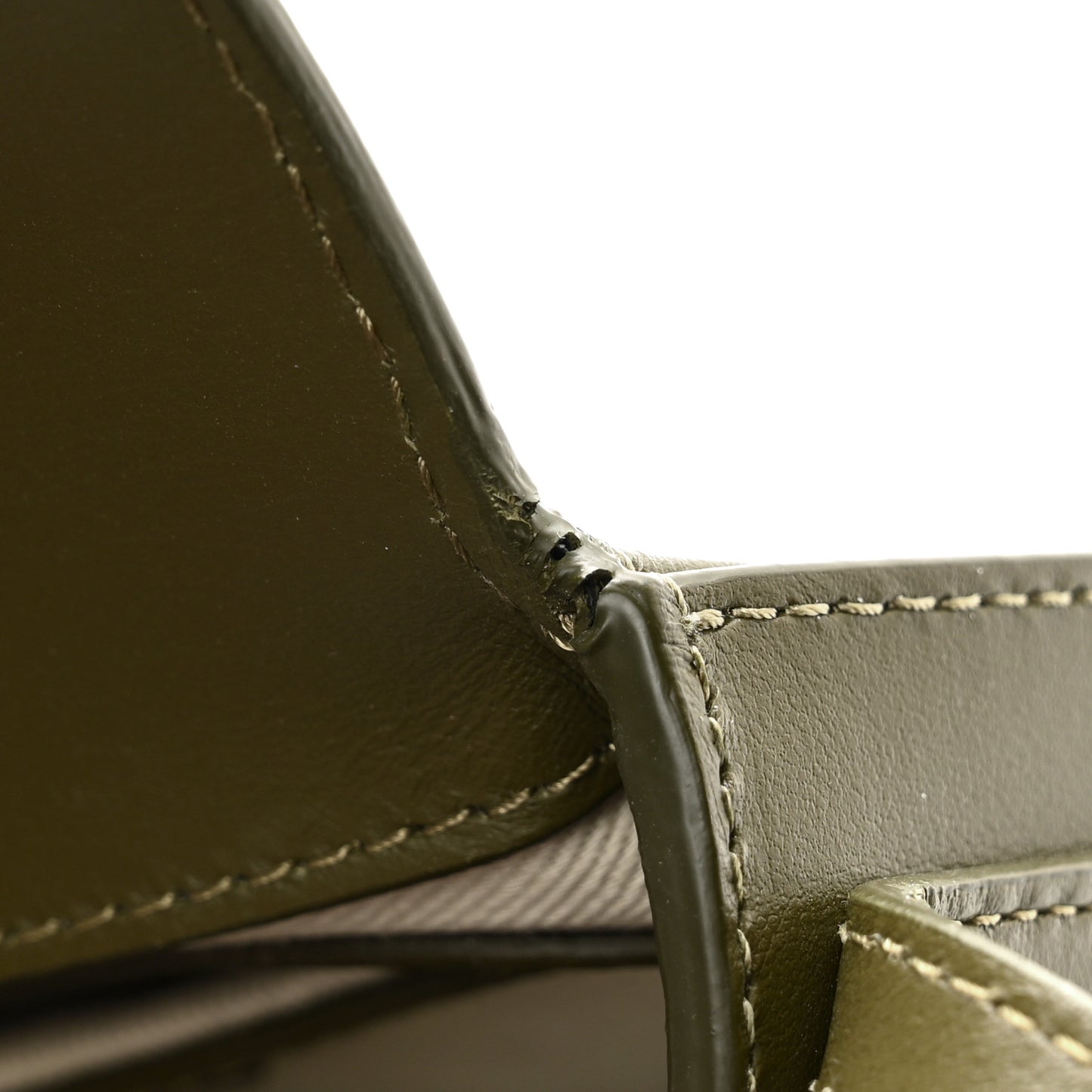Calfskin Flap Crossbody Bag Olive