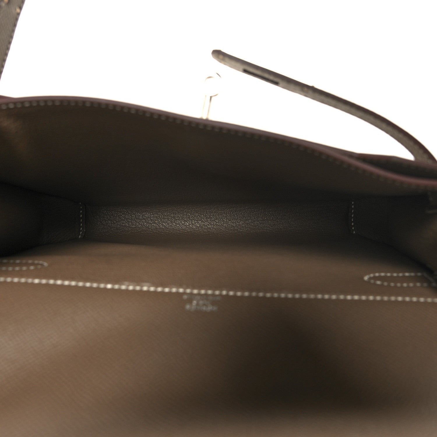 Hermes Epsom Kelly Depeches 25 Pouch Etoupe 5 of 11