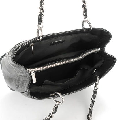 Chanel Caviar Quilted Grand Shopping Tote GST Black 5 of 7
