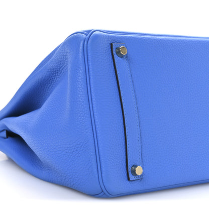Hermes Togo BIRKIN 35 Bleu Hydra 9 of 10