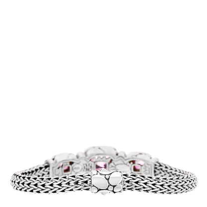 John Hardy Sterling Silver Pink Topaz Batu Kali Bracelet 2 of 4