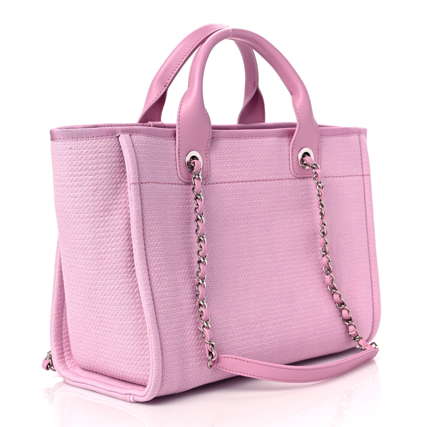 Mixed Fibers Small Deauville Tote Pink