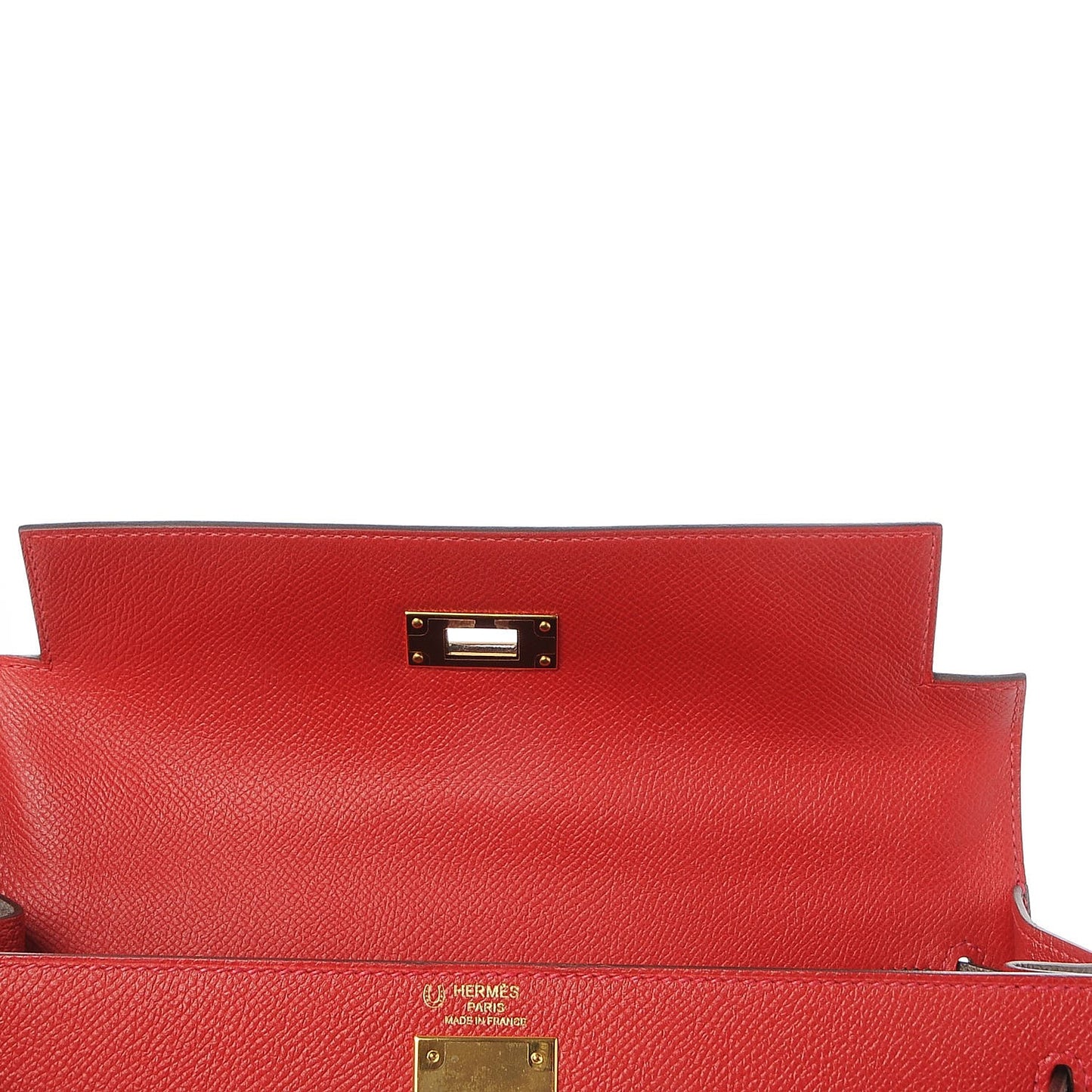 Epsom Horseshoe Kelly Sellier 28 Rouge Casaque Etain