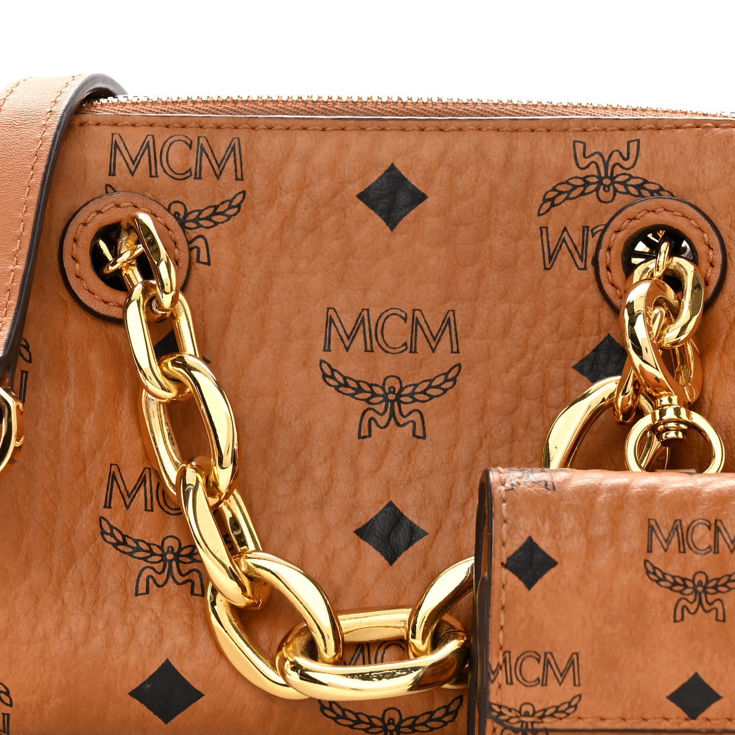 Visetos Essential Original Mini Boston Bag Cognac