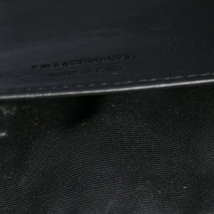 Saint Laurent Crinkled Calfskin Matelasse Monogram Baby Niki Chain Satchel Greyish Brown 7 of 11