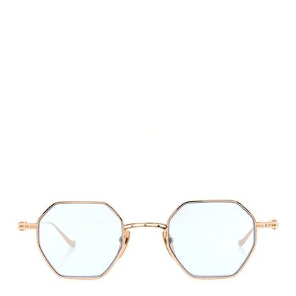 Chrome Hearts Metal Evaculation Sunglasses Gold Blue 2 of 8