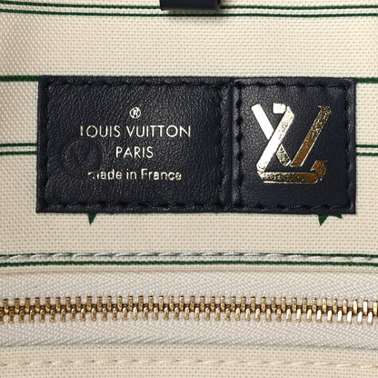 Louis Vuitton Jacquard Embroidered Tufted Monogram Hamptons Onthego GM 6 of 9