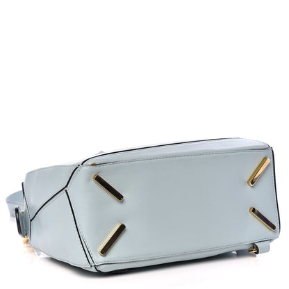Loewe Calfskin Small Puzzle Bag Light Blue 4 of 15