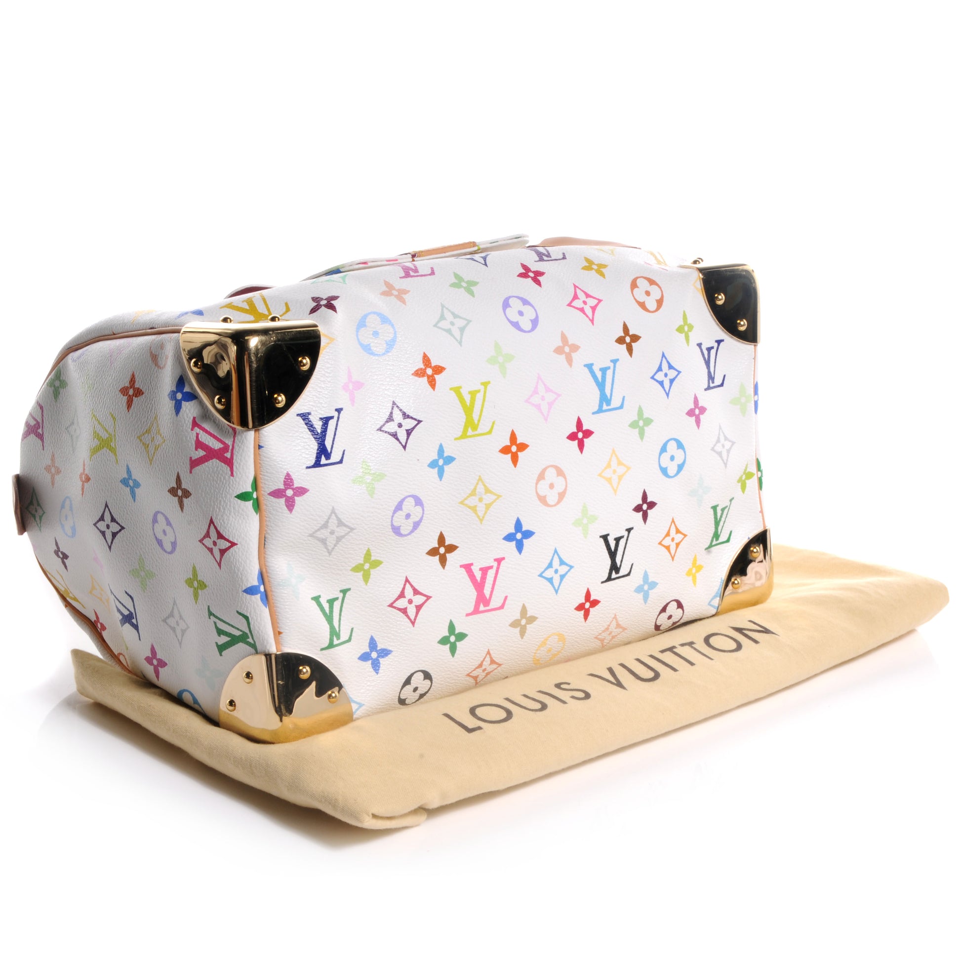 Louis Vuitton Monogram Multicolor Speedy 30 White 4 of 9