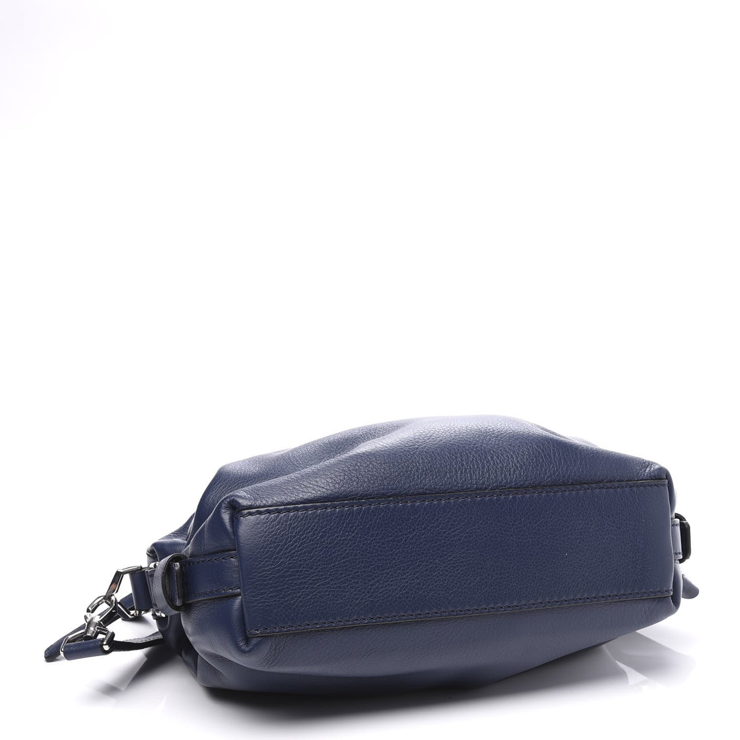 Waxed Calfskin Micro Nightingale Navy