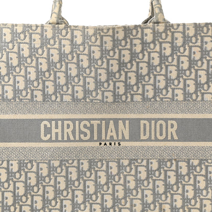 Christian Dior Oblique Large Book Tote Grey 8 of 13