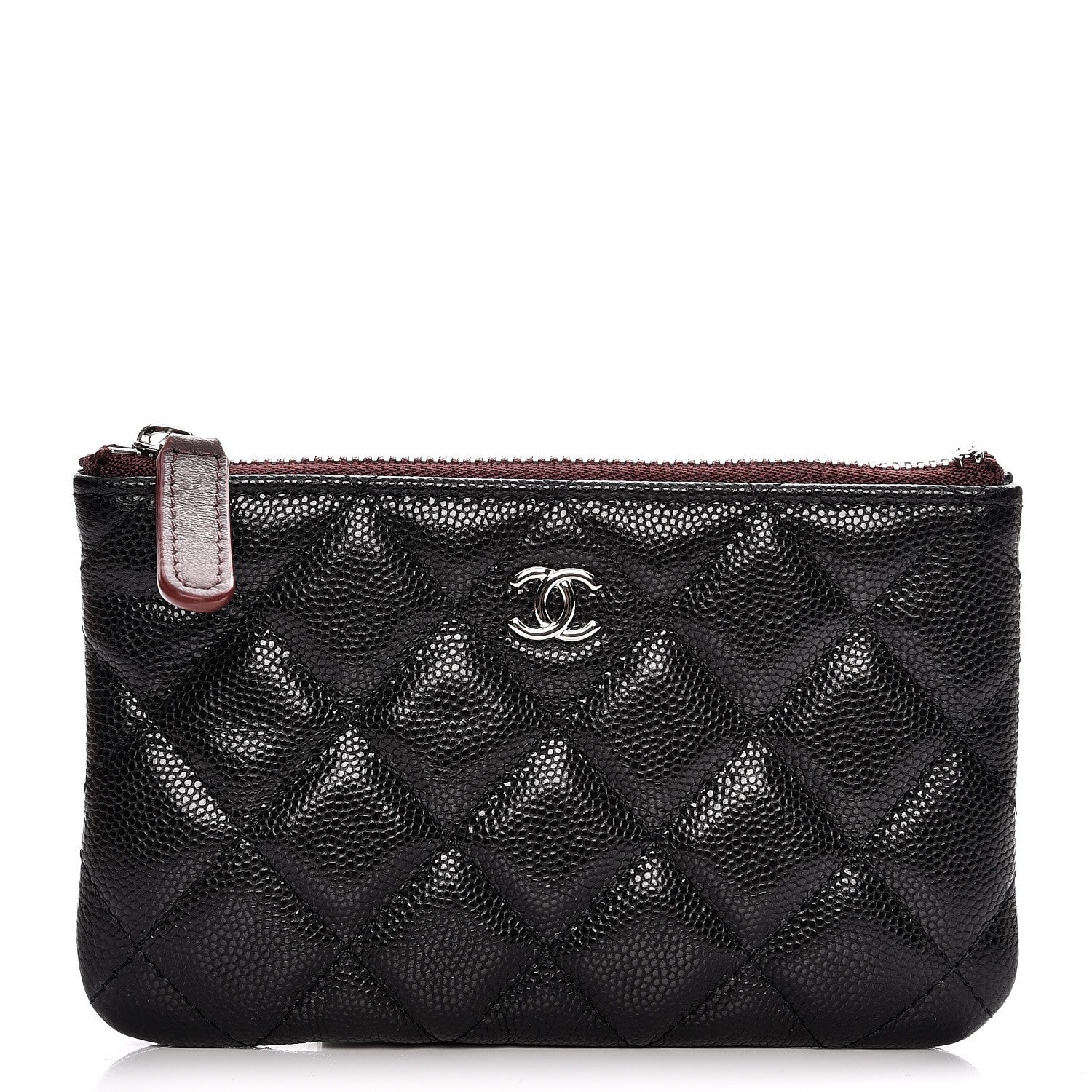 Chanel Caviar Quilted Small Cosmetic Case Black 1 of 8