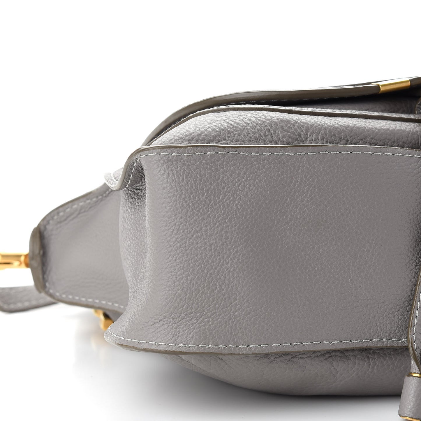 Calfskin Small Marcie Satchel Cashmere Grey