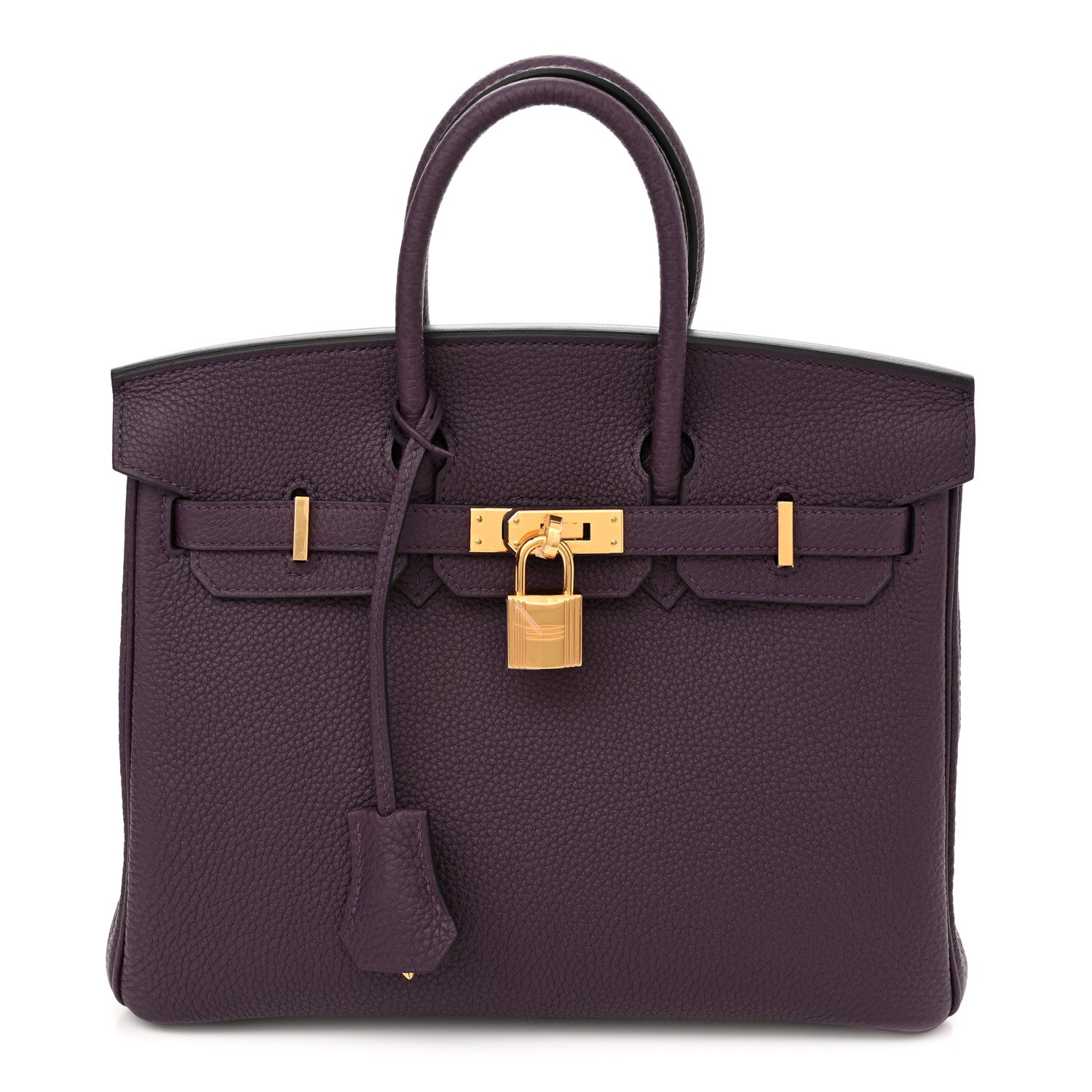 Hermes Togo Birkin 25 Cassis 1 of 11