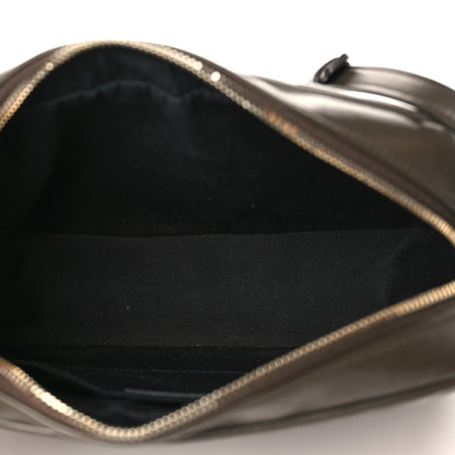 Saint Laurent Calfskin Matelasse Monogram Lou Camera Bag Military Olive 5 of 9