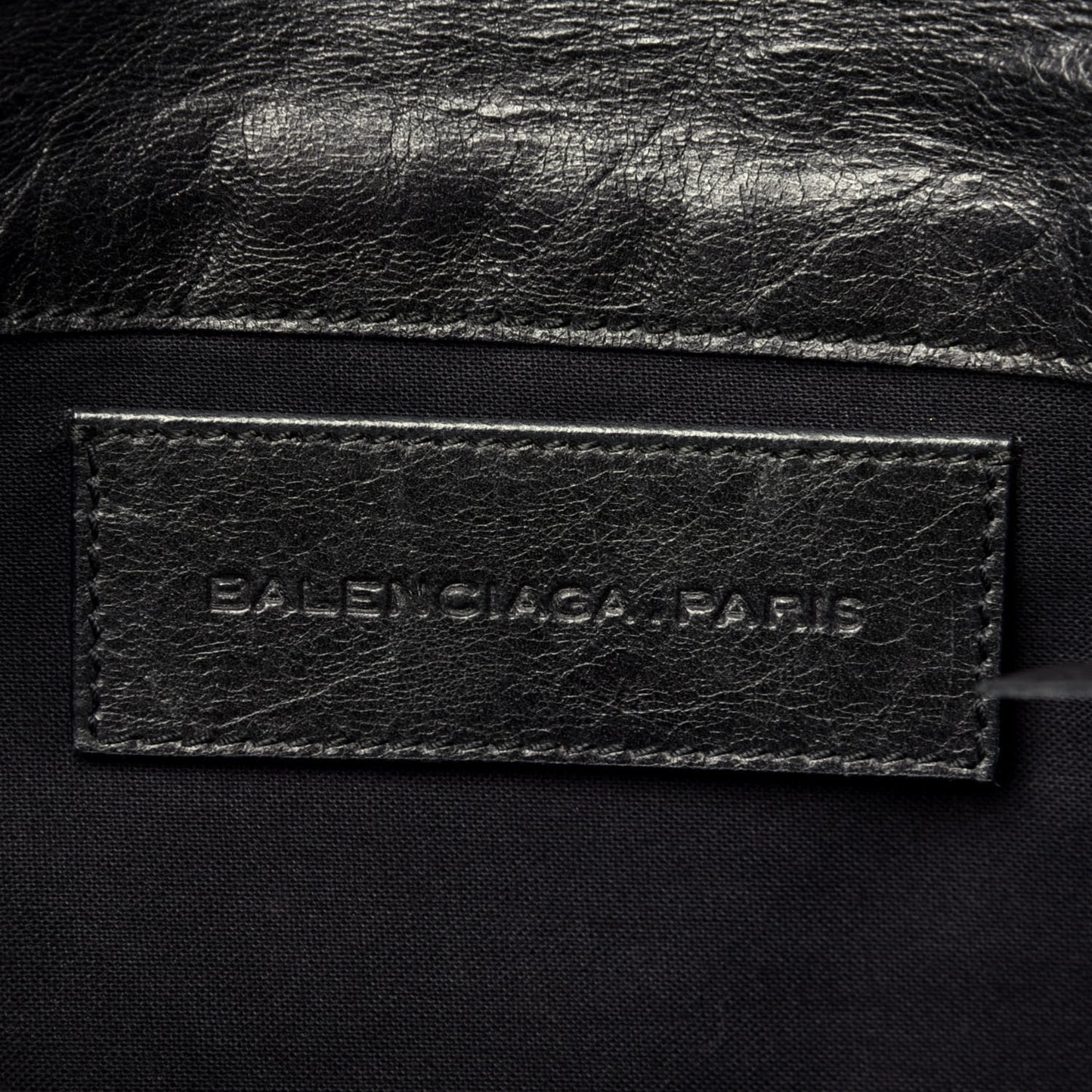 Agneau Giant 21 Silver Hardware Envelope Clutch Black