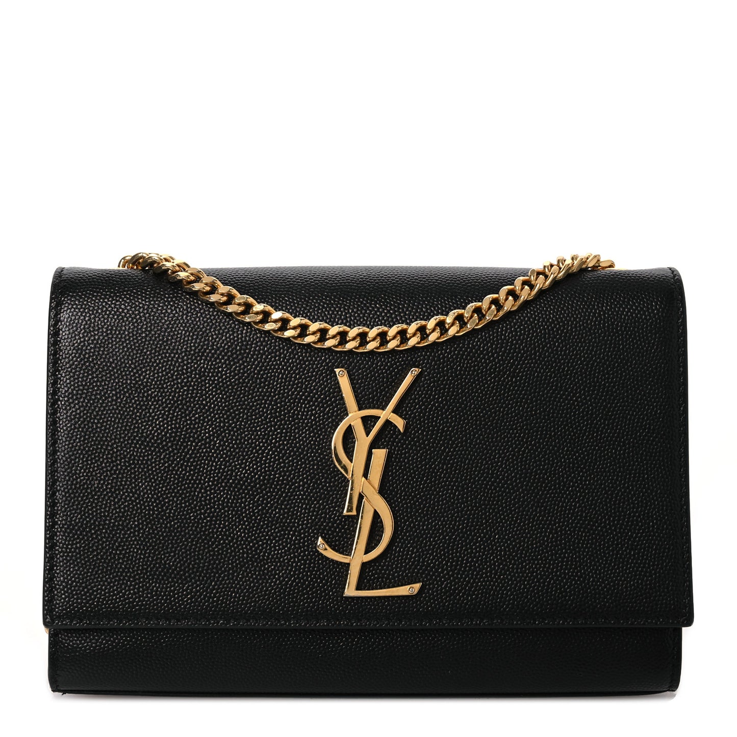 Grain De Poudre Small Monogram Kate Satchel Black