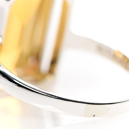 Tiffany Sterling Silver Citrine Sparklers Cocktail Ring 53 6.5 5 of 5
