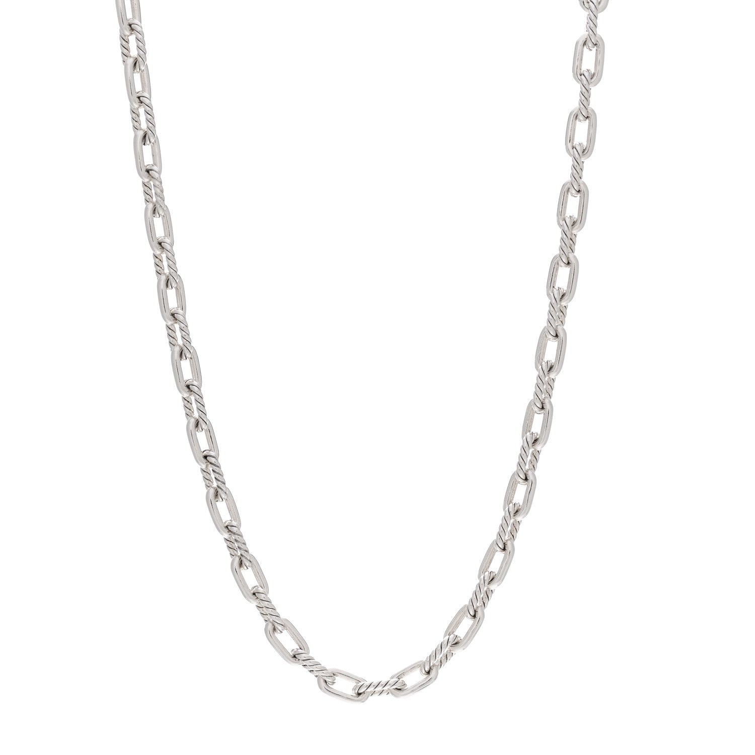 David Yurman Sterling Silver 5.5mm Madison Necklace 1 of 4