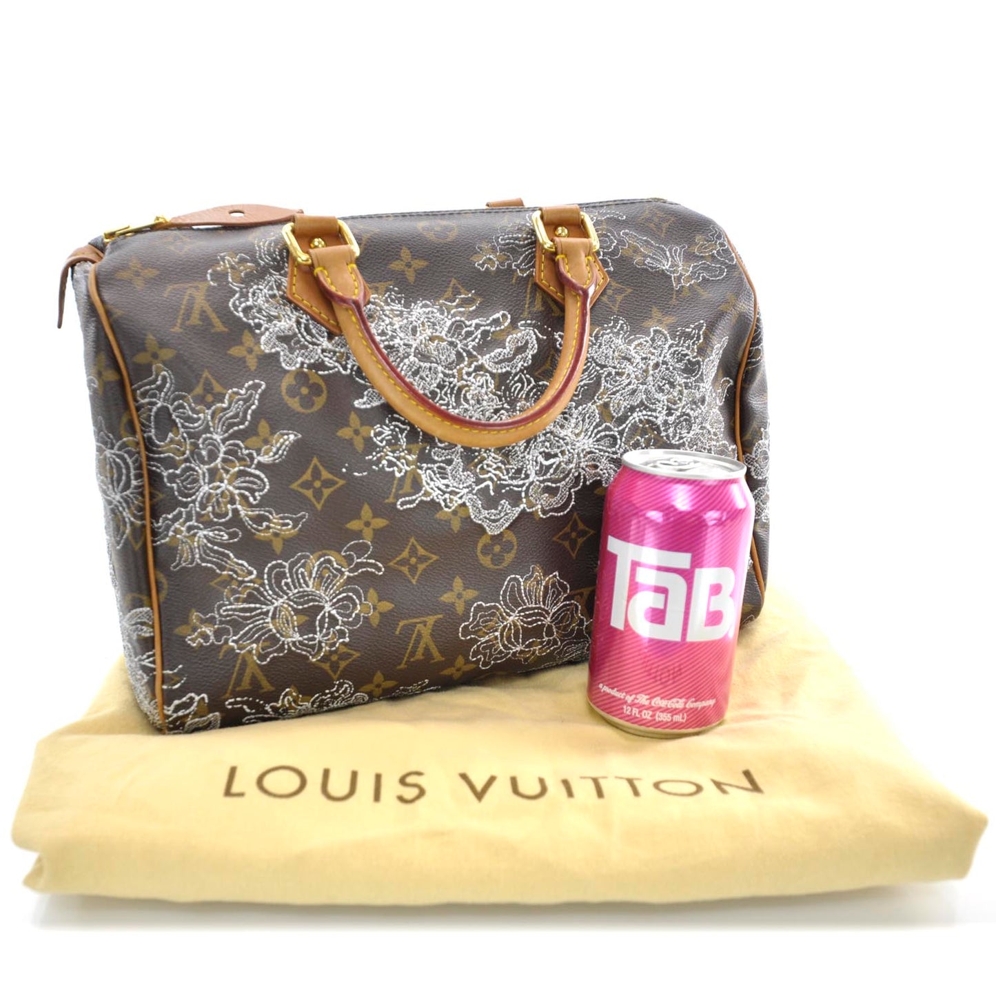 Monogram Dentelle Speedy 30 Silver
