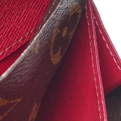 Louis Vuitton Monogram Emilie Wallet Fuchsia 9 of 10