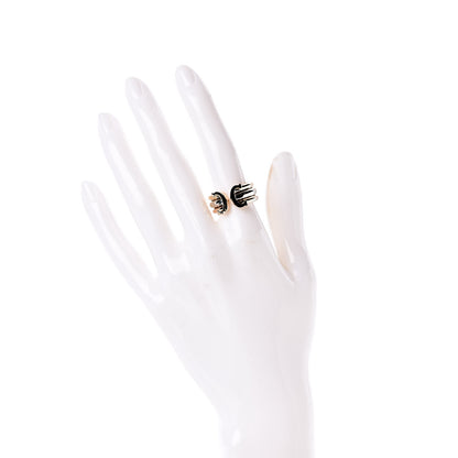 Tiffany CARTIER 18K Pink Yellow White Gold C De Cartier Ring 51 5.75 2 of 4
