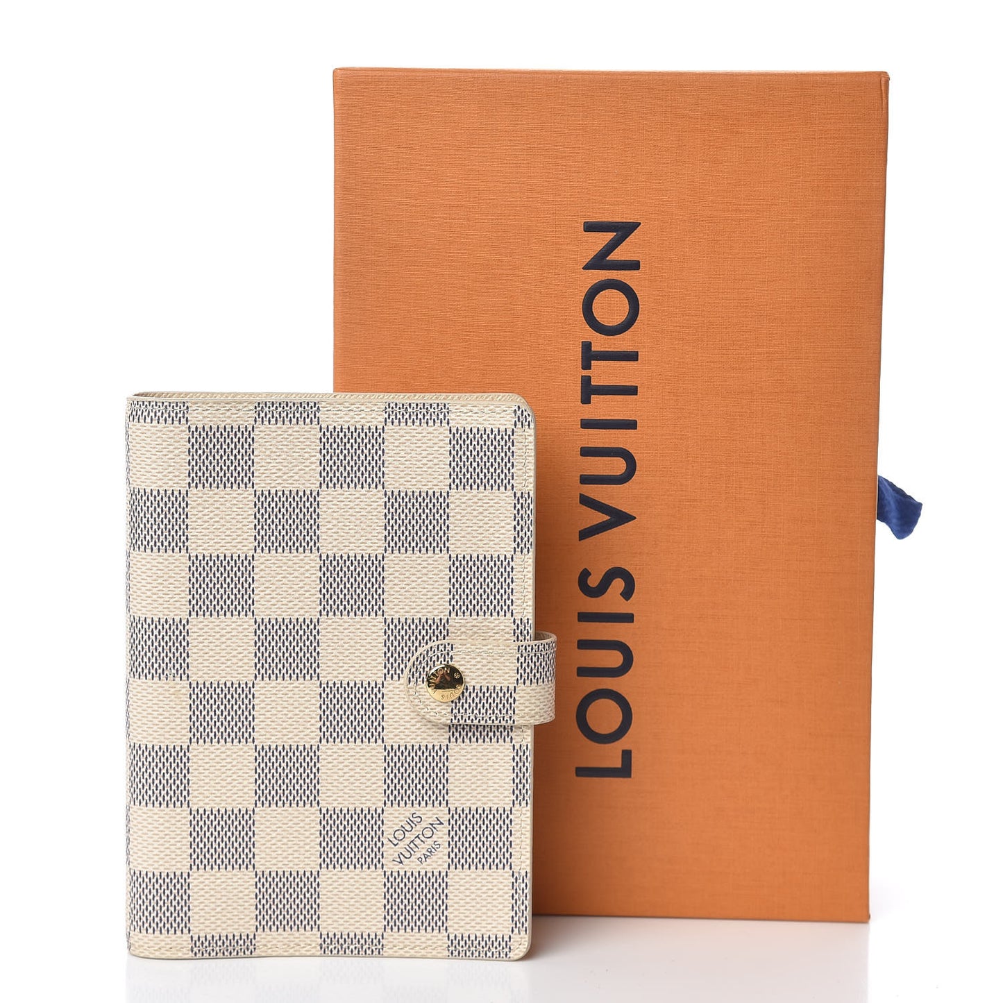 Damier Azur Small Ring Agenda Cover